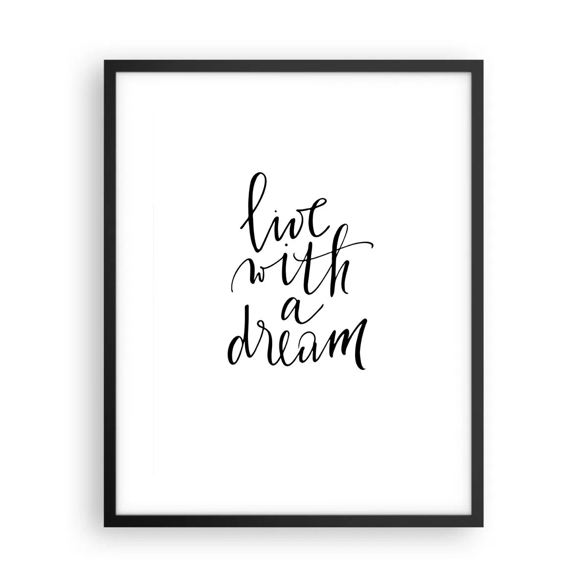 Poszter fehér keretben - Természetesen - 40x50 cm