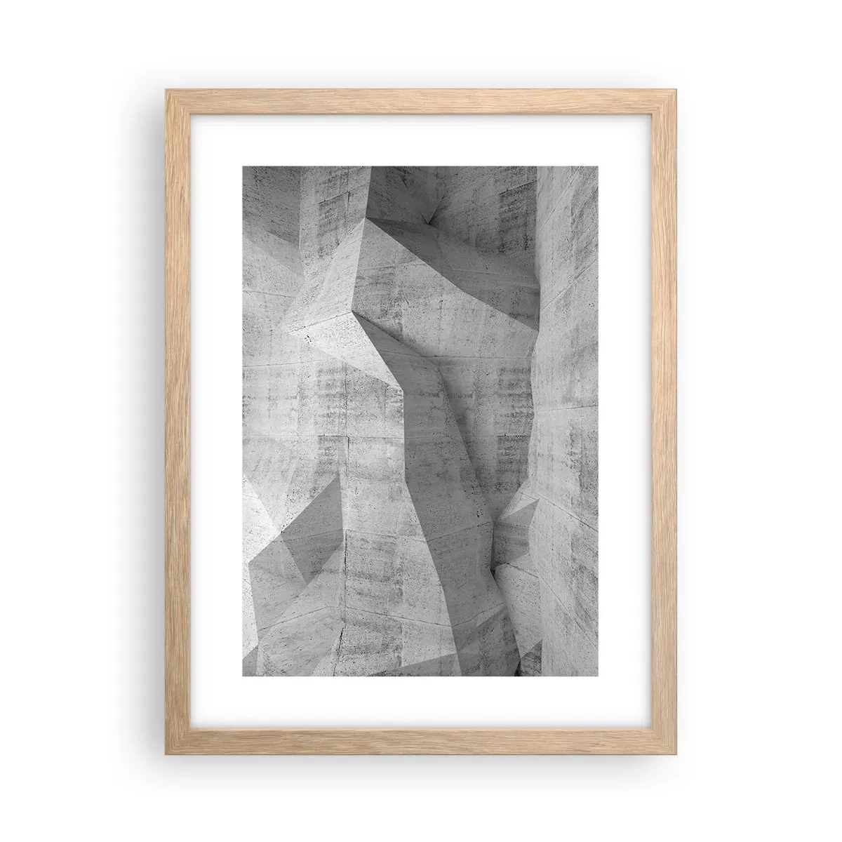 Poszter világos tölgy keretben - Igazi kihívás - 30x40 cm