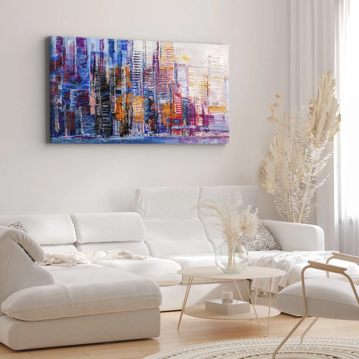 Vászonkép - Egy vidám metropolisz - 100x40 cm