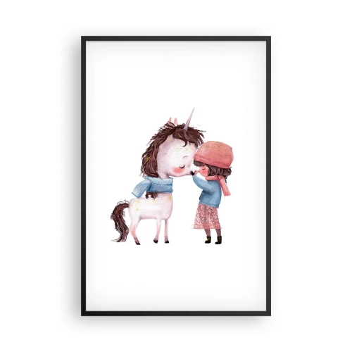 Poszter fehér keretben - Téli mese - 61x91 cm
