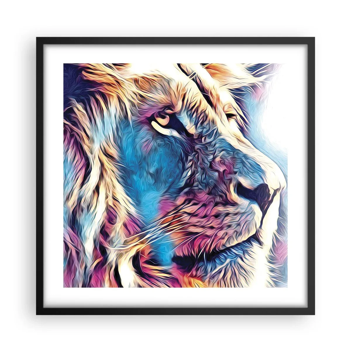 Poszter fehér keretben - A természet bölcsessége - 50x50 cm