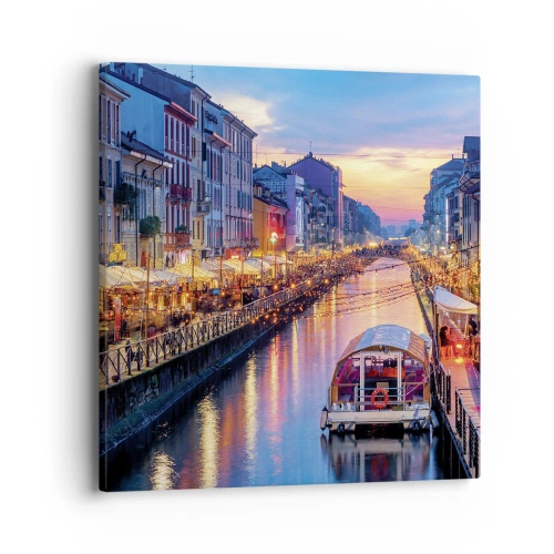 Vászonkép - Fény és öröm estéje - 40x40 cm