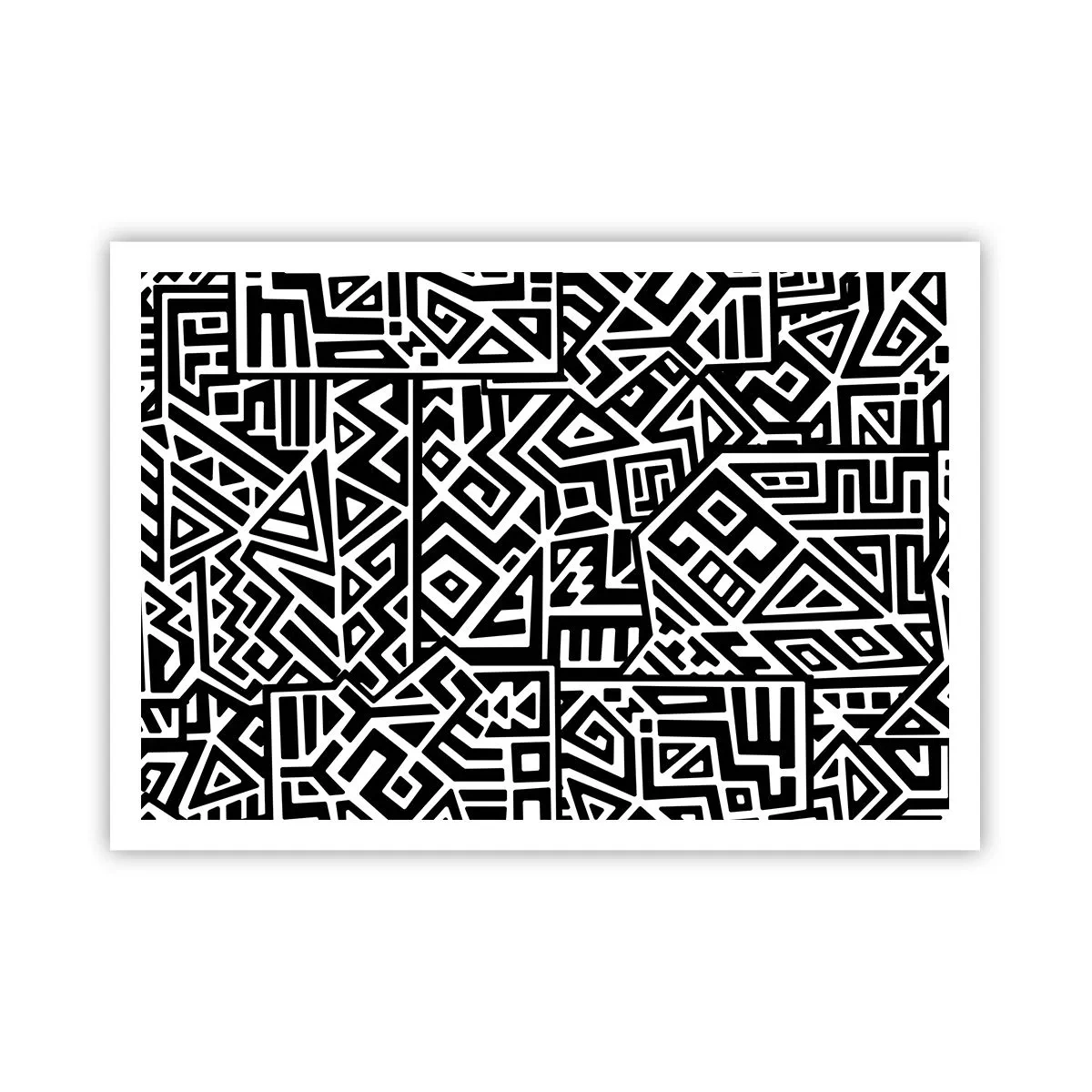 Poszter - Kolumbusz előtti kompozíció - 100x70 cm