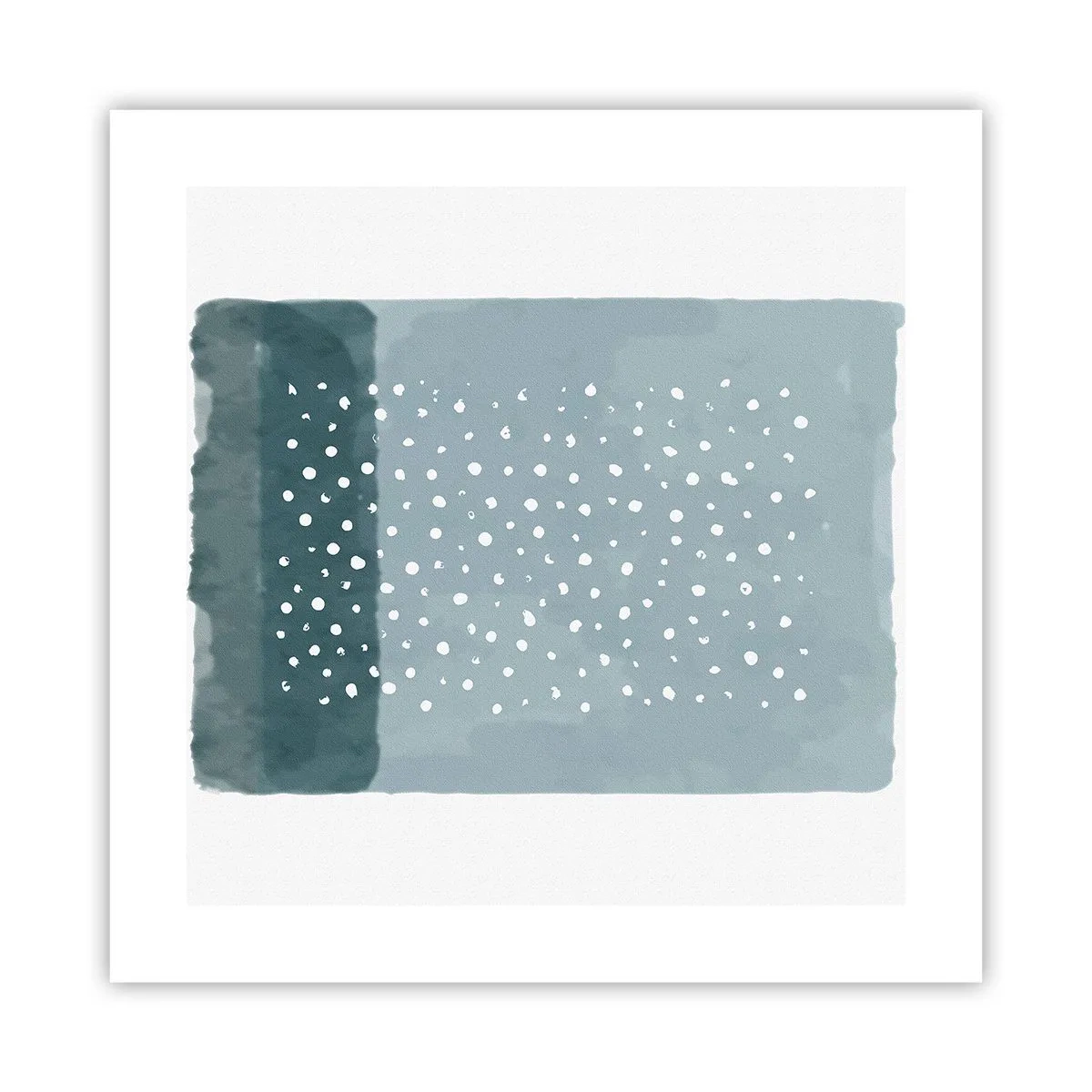 Poszter - Kéken nőtt - 40x40 cm