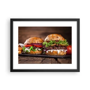 Poszter fehér keretben - American dream - 40x30 cm