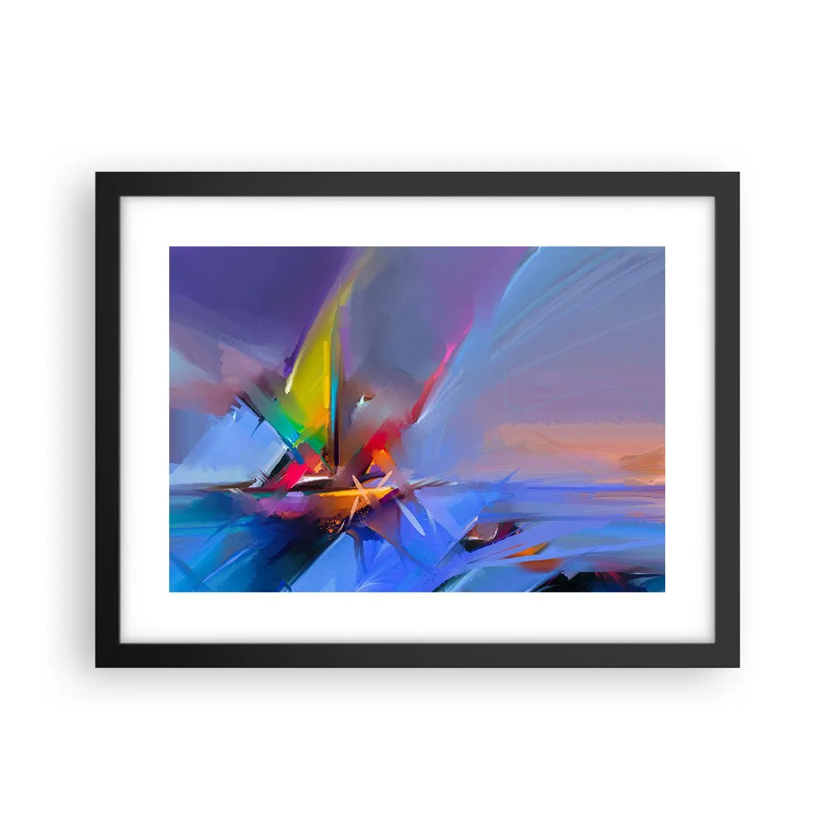 Poszter fehér keretben - Propellerek, mint a madár - 40x30 cm