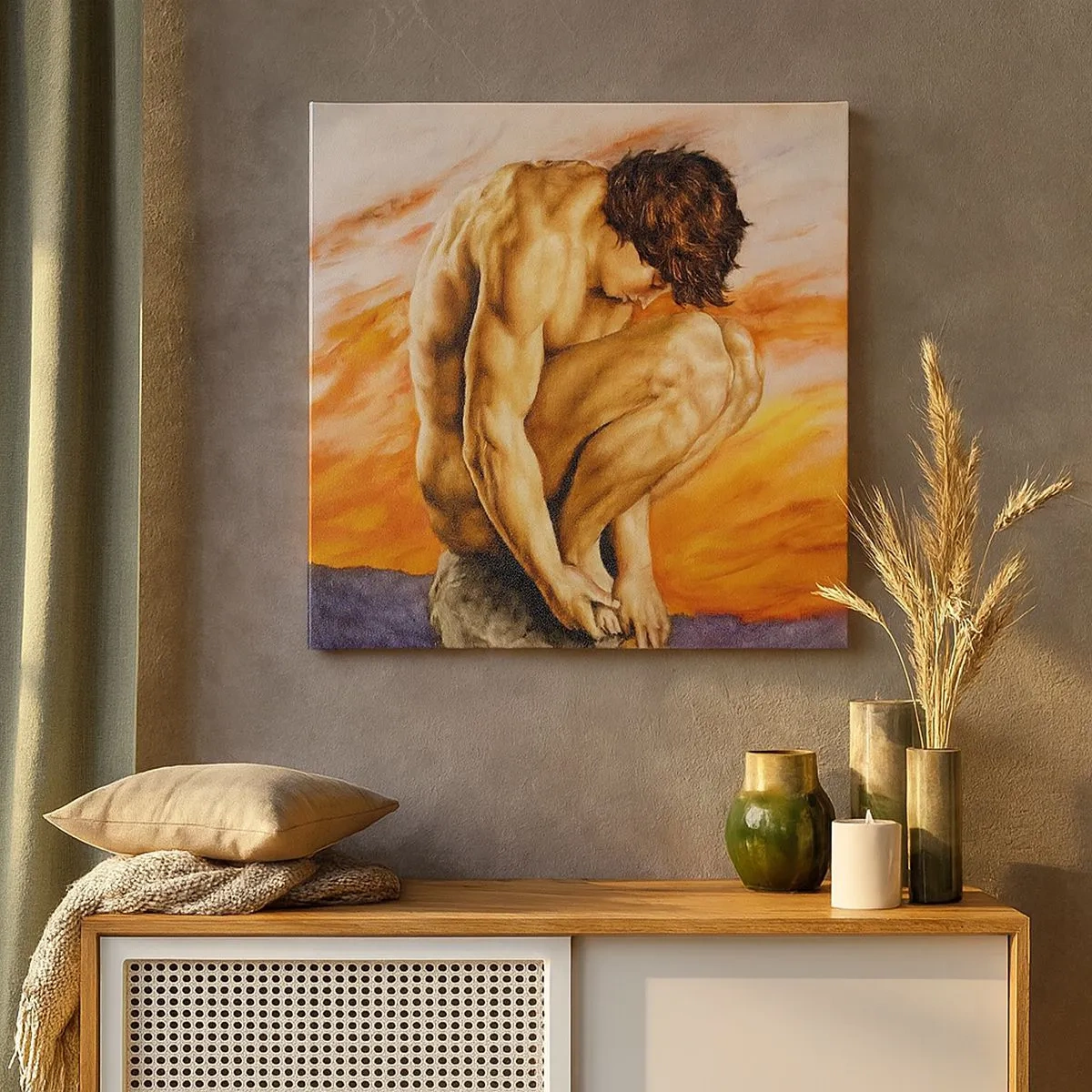 Vászonkép - Elmerülve önmagában - 30x30 cm