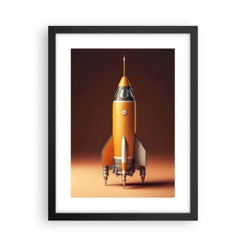 Poszter fehér keretben - Egy álommal kezdődik - 30x40 cm