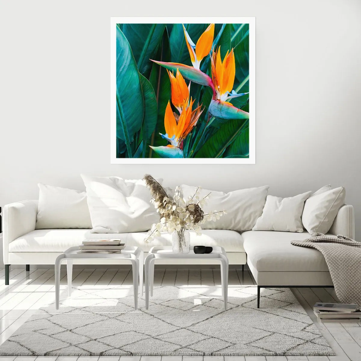 Poszter - Virág vagy madár? - 60x60 cm