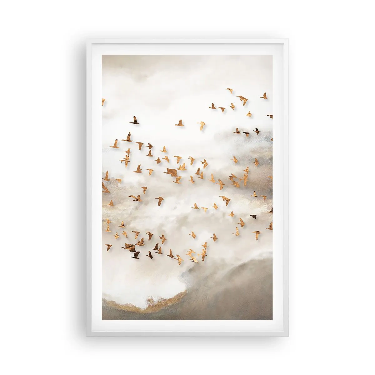 Poszter fekete keretben - Itt az idő... - 61x91 cm