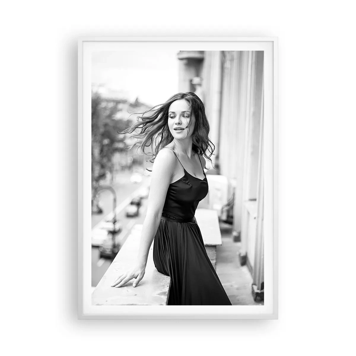 Poszter fekete keretben - Biztosan párizsi - 70x100 cm