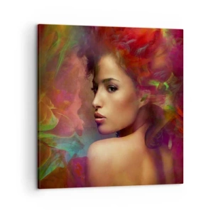 Vászonkép - Szebb, mint a szivárvány, olyan gyengéd, mint a köd - 50x50 cm