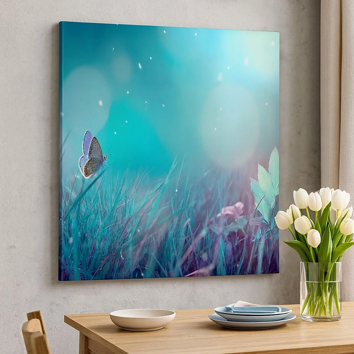 Vászonkép - A rét titkos élete - 30x30 cm