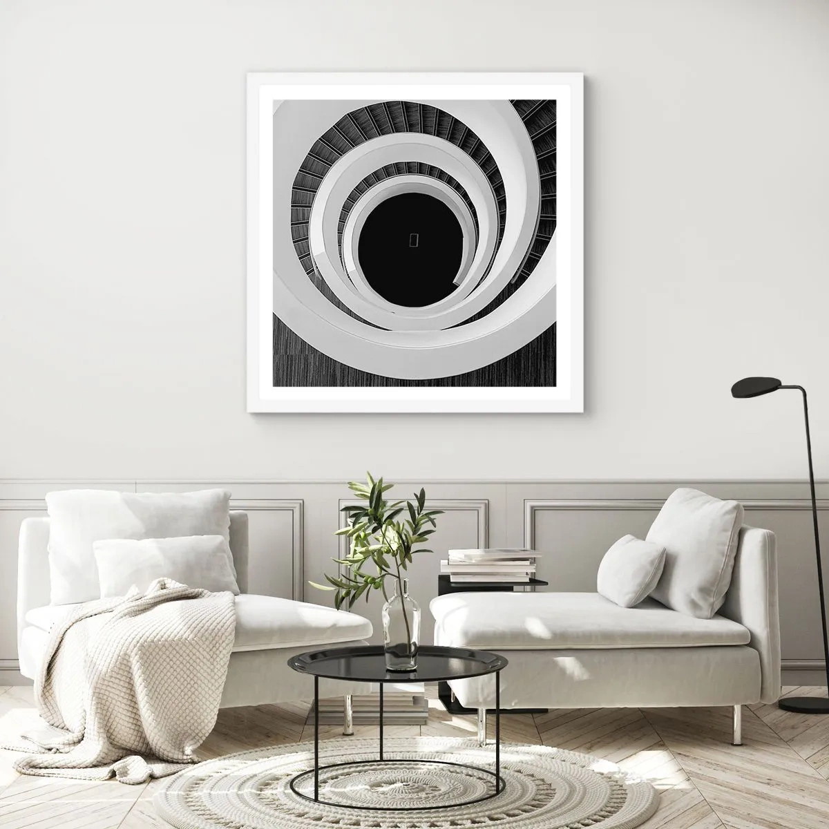 Poszter fekete keretben - Lényegre törő - 60x60 cm