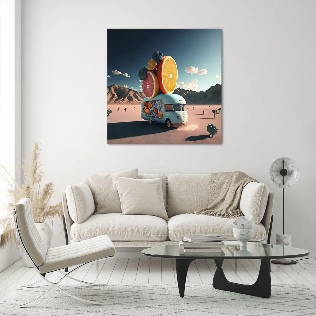 Üveg kép - A nyaralás íze - 60x60 cm