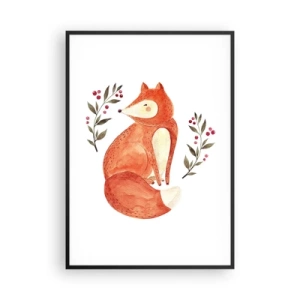 Poszter fehér keretben - Kis vörös hajú - 70x100 cm