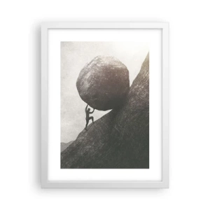 Poszter fekete keretben - Hiszek minden remény ellenére  - 30x40 cm