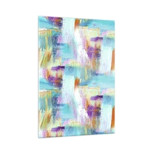 Üveg kép - Vidám firka - 50x70 cm