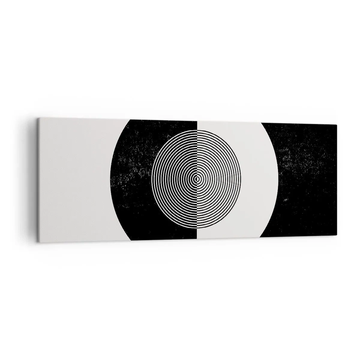 Vászonkép - Harmónia fekete-fehérben - 140x50 cm