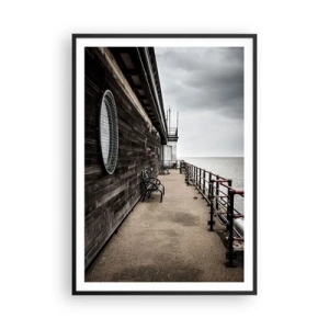 Poszter fehér keretben - Megállt az idő - 70x100 cm