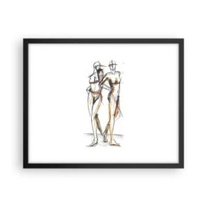 Poszter fehér keretben - A kegyelem tanulmánya - 50x40 cm