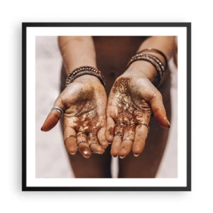 Poszter fehér keretben - Ajándék neked - 60x60 cm