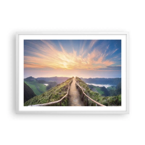 Poszter fekete keretben - Közel az éghez - 70x50 cm