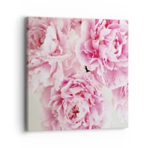 Vászonkép - Rózsaszín pompában - 40x40 cm