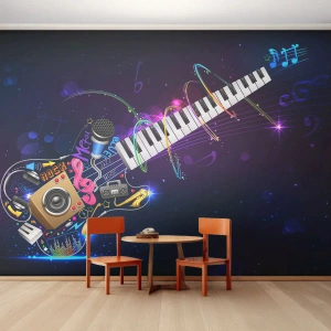 Fotótapéta Standard Eco - És minden rendben van - Absztrakció, Hangszer, Zene - 200x140 cm