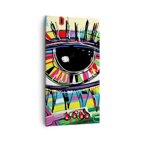 Vászonkép - Színes szem - színes lélek - 55x100 cm