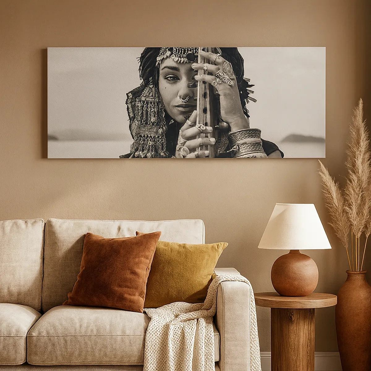 Vászonkép - Csak a keleti zene - 30x30 cm