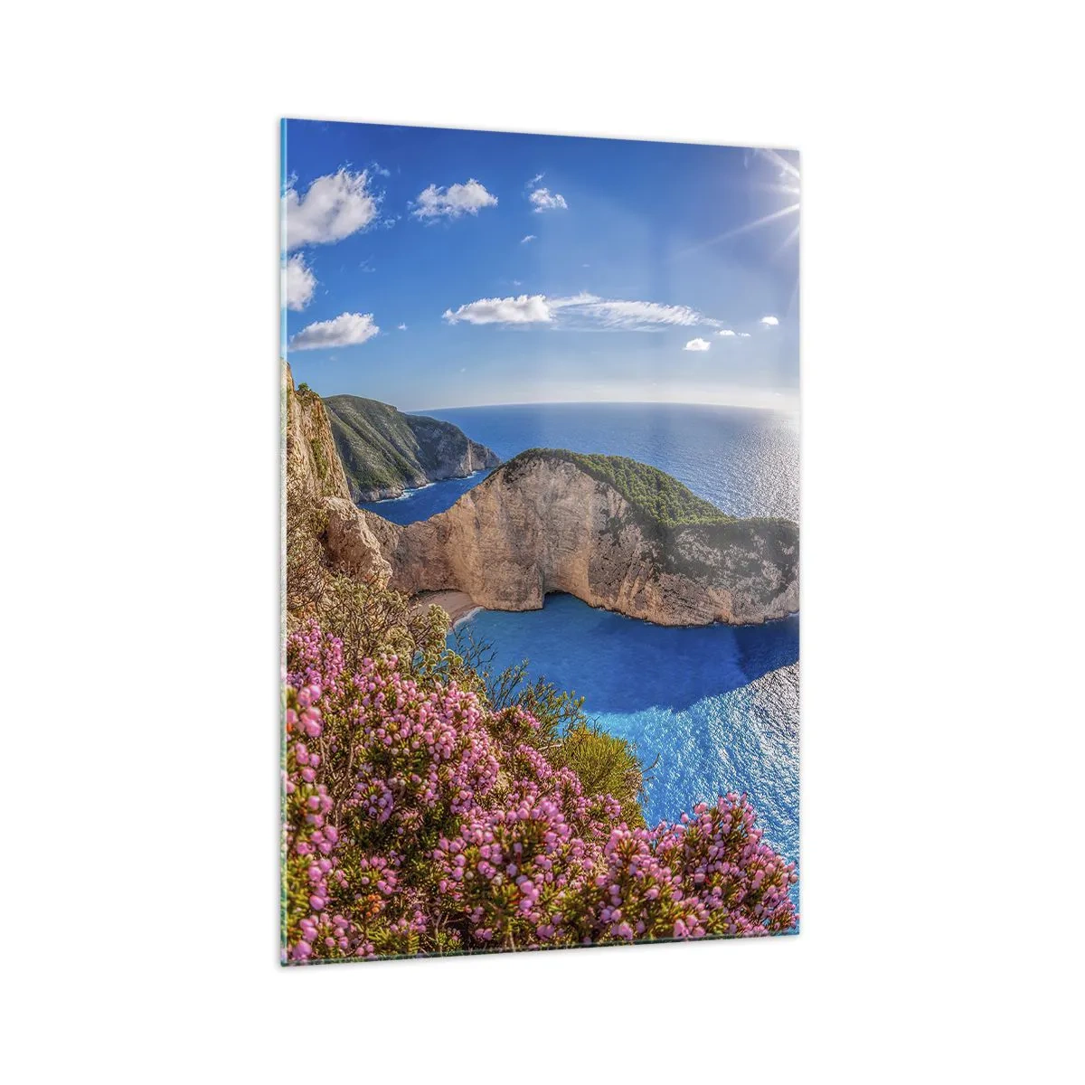 Üveg kép - Nagyszerű görög nyaralásom - 70x100 cm