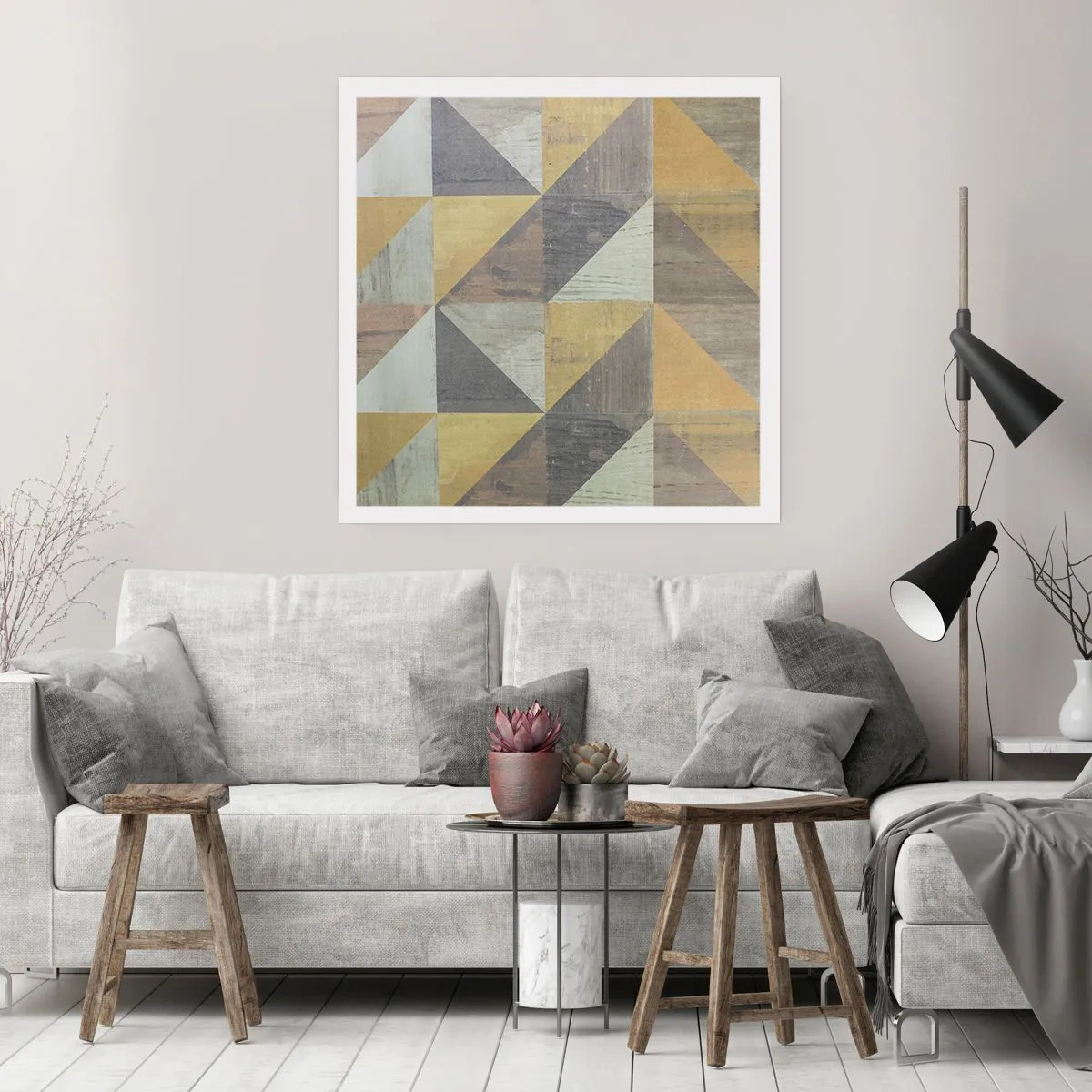 Poszter - A háromszög szögében - 30x30 cm
