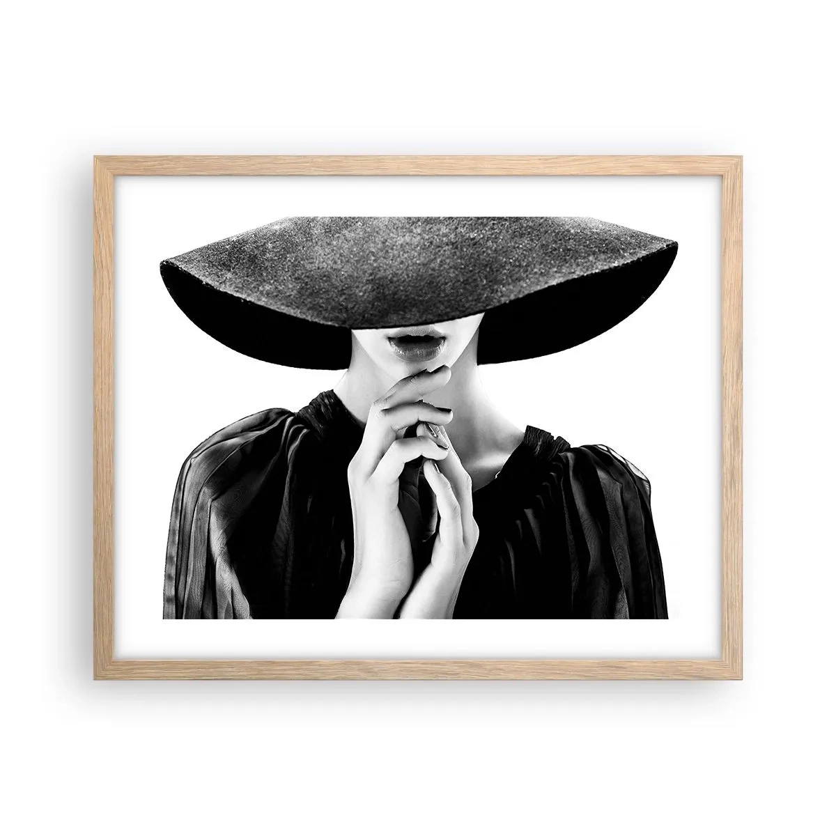 Poszter világos tölgy keretben - Rejtett szépség - 50x40 cm