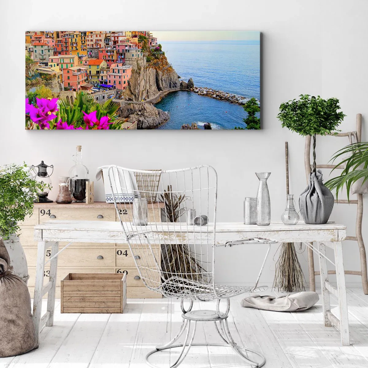 Vászonkép - Nevető város - 100x40 cm