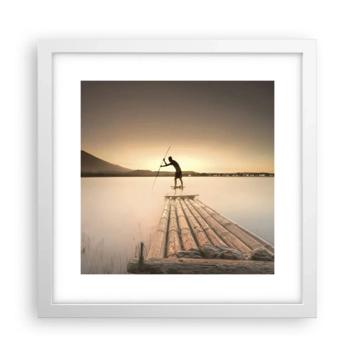 Poszter fekete keretben - Pihenés előtt - 30x30 cm