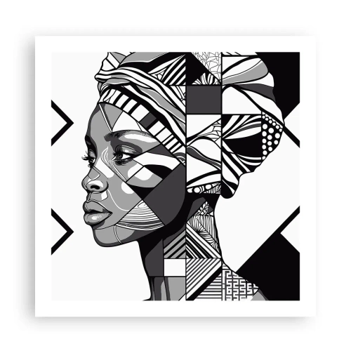 Poszter - Etnikai portré - 60x60 cm