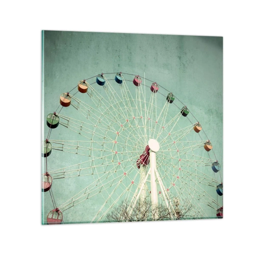 Üveg kép - Gyere játszani - 50x50 cm