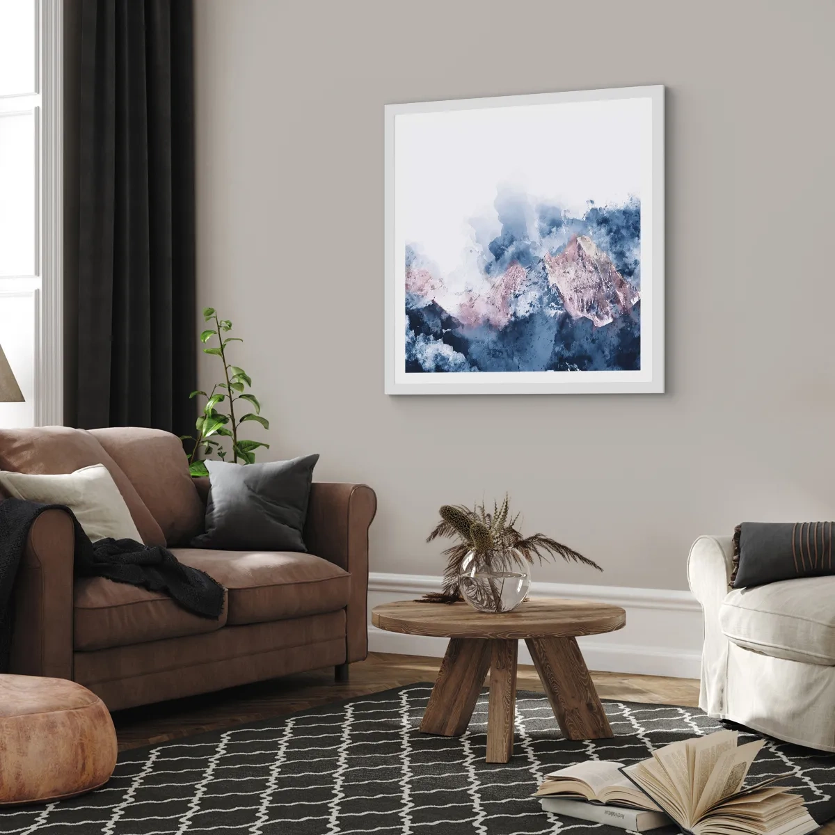 Poszter fekete keretben - Ezek a csúcsok! - 50x50 cm