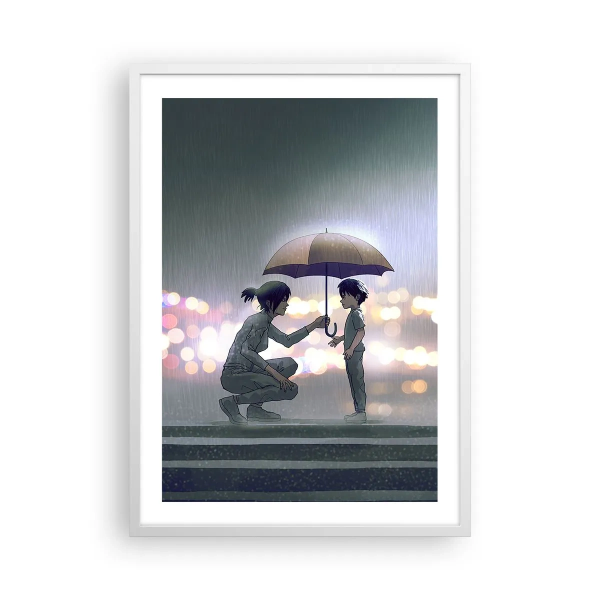 Poszter fekete keretben - És most minden rendben - 50x70 cm