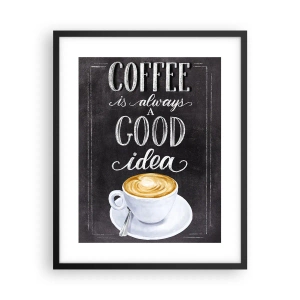 Poszter fehér keretben - Of course! - 40x50 cm
