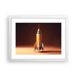 Poszter fekete keretben - Egy álommal kezdődik - 40x30 cm