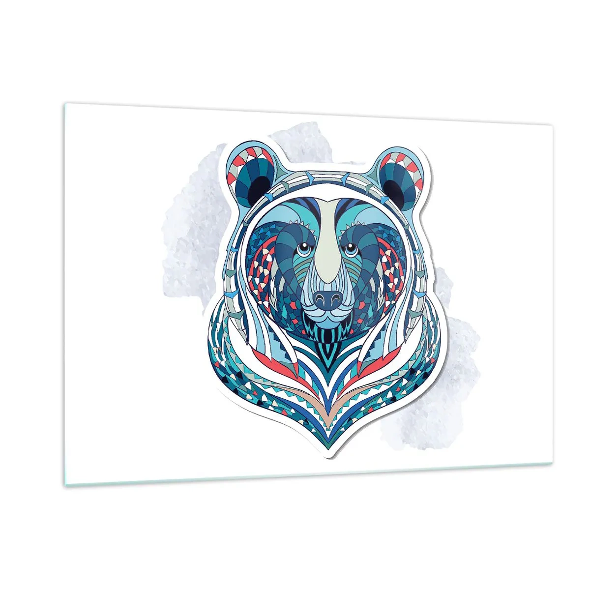 Üveg kép - Eviva Grenlandia! - 120x80 cm