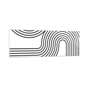 Üveg kép - Egy ívben - 90x30 cm