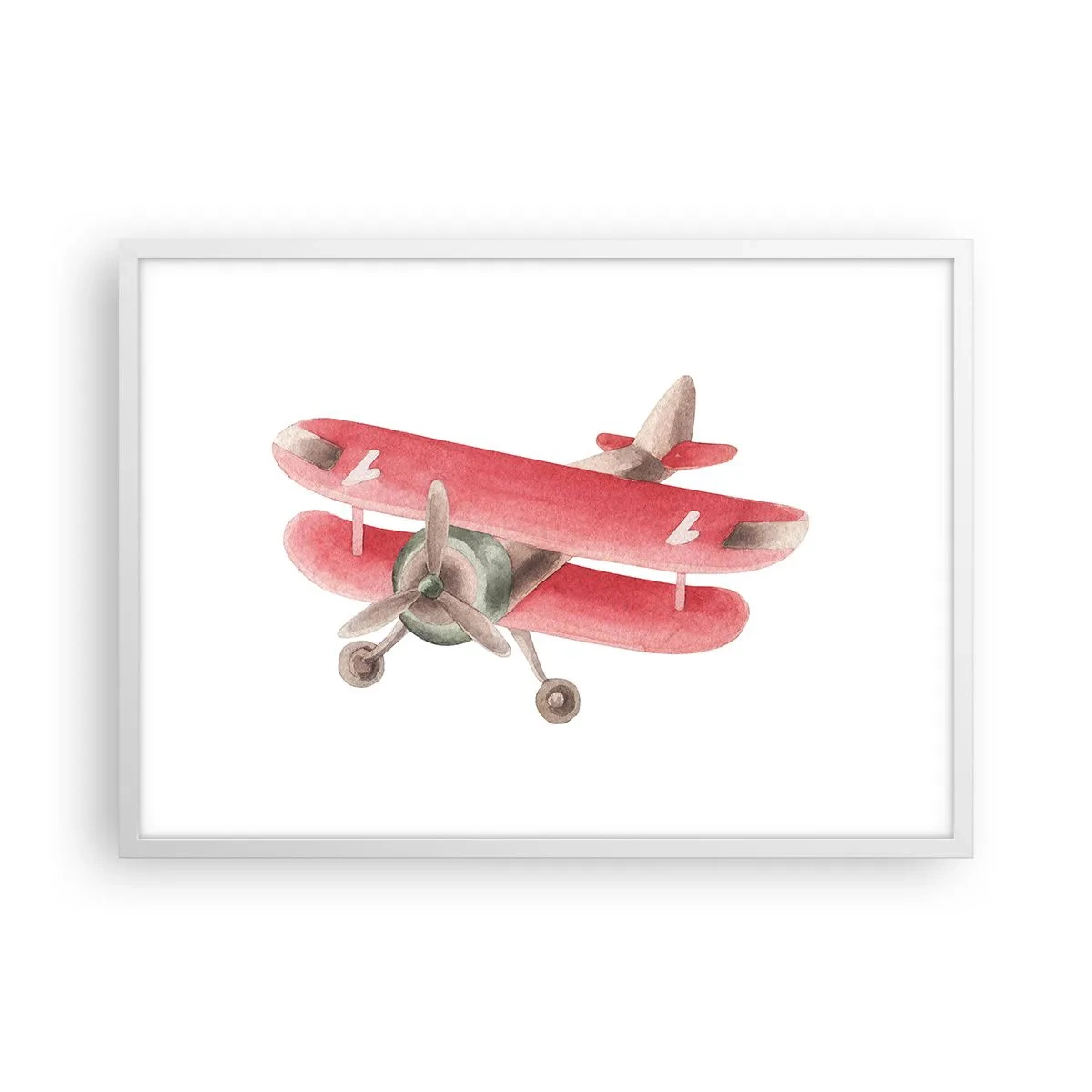 Poszter fekete keretben - Készen áll a magasba repülni - 70x50 cm