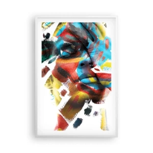 Poszter fekete keretben - Színes személyiség - 61x91 cm