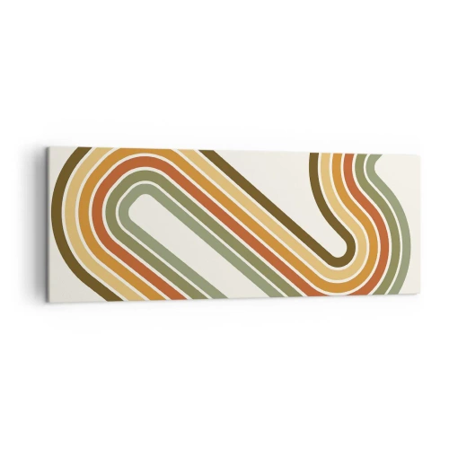 Vászonkép - Cikkcakkban a célba - 140x50 cm