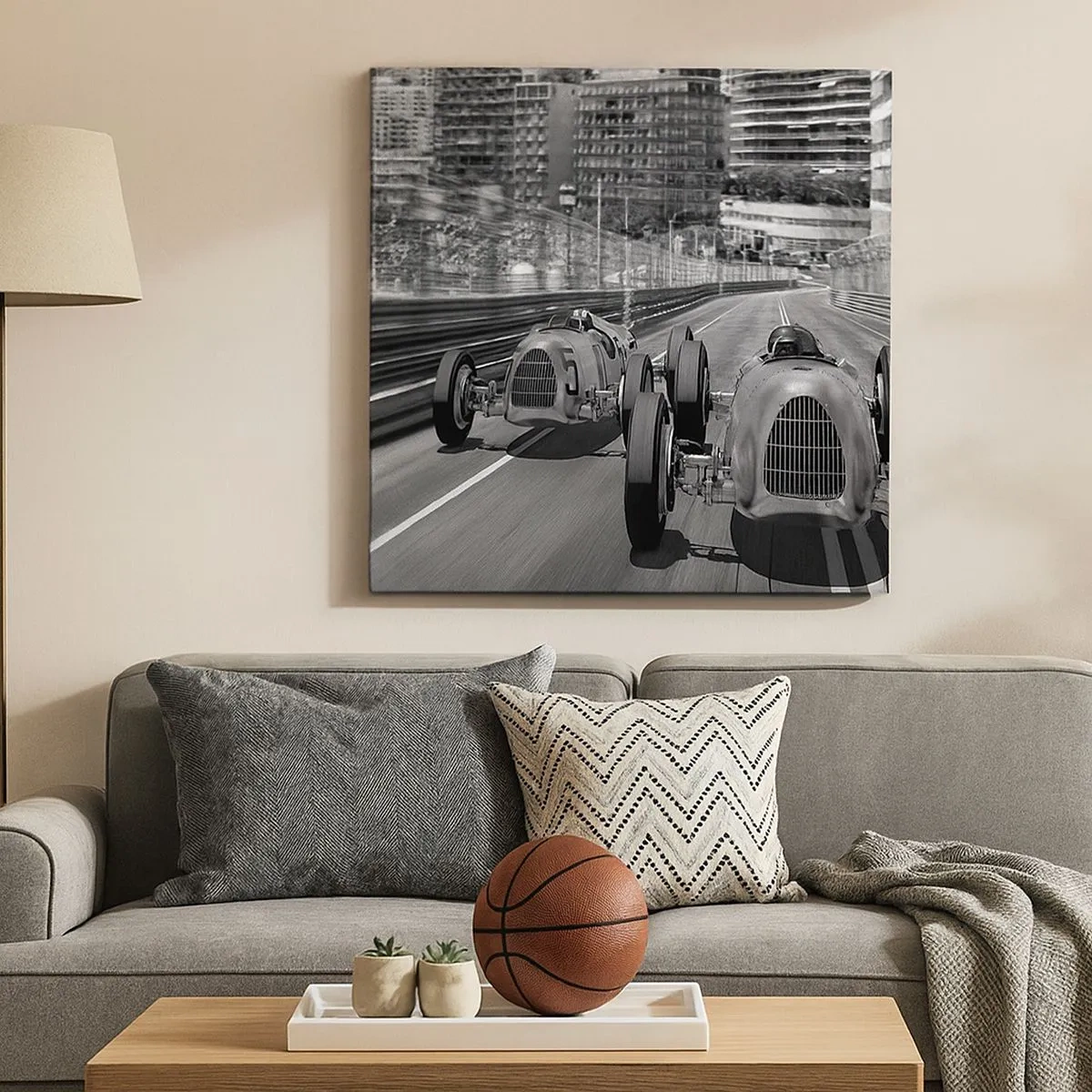 Vászonkép - Réges-régen Monte Carlóban - 30x30 cm