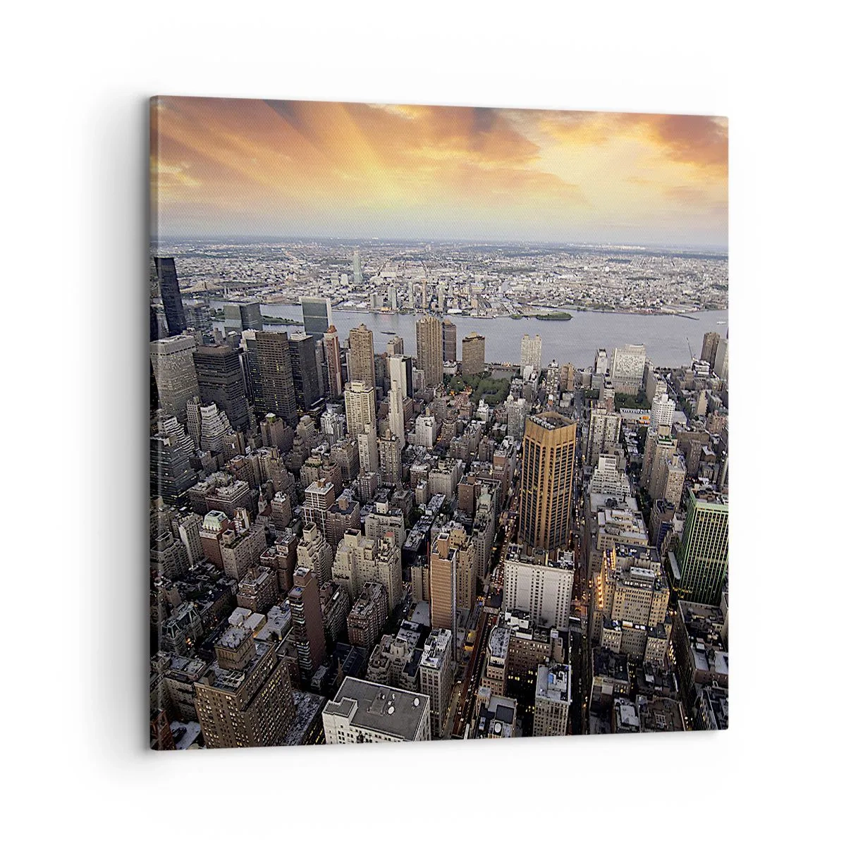 Vászonkép - Korunk dobogó szíve - 60x60 cm