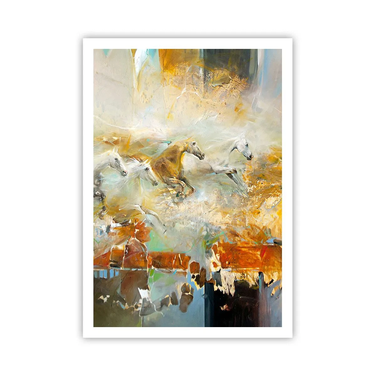 Poszter - Vágta a fényen át  - 70x100 cm